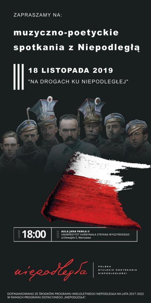 plakat na drogach ku niepodległej